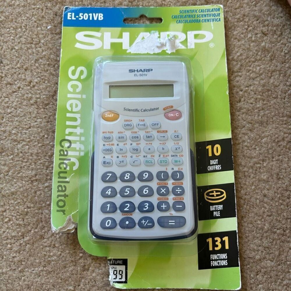 Sharp EL-501VB Scientific Calculator *New*